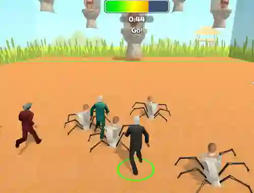 Lojë Cameraman Vs Skibidi Survival në internet