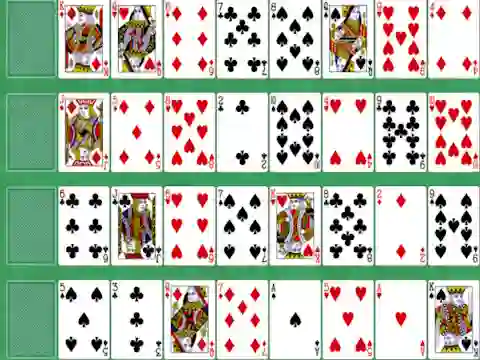 Lojë Cards: Solitaire Carpet në internet