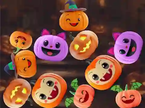 Lojë Merge Connect Pumpkins: Halloween! në internet