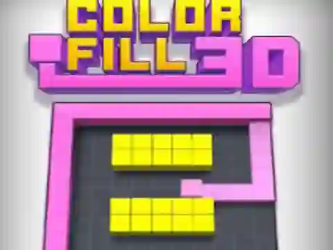 Lojë Color Fill 3D në internet
