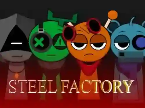 Lojë Sprunki x SepBox: Steel Factory në internet