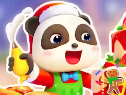 Lojë Jigsaw Puzzle: Baby Panda Christmas Chef në internet