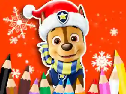 Lojë Coloring Book: PAW Patrol Christmas në internet