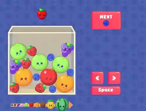 Lojë Fruit Merge në internet