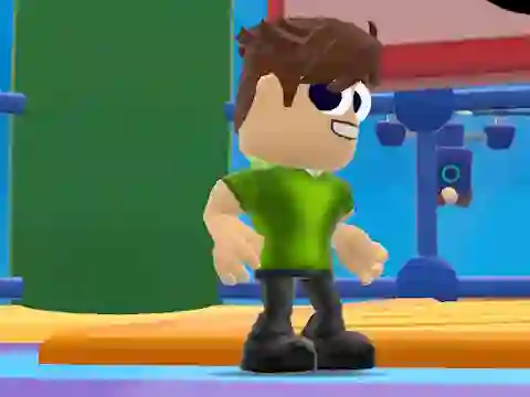 Lojë Obby Parkour Race: Multiplayer në internet