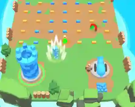 Lojë Tower Clash: Collect Bricks në internet