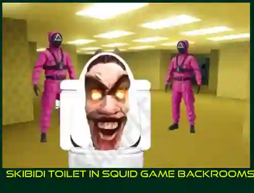 Lojë Skibidi Toilet in Squid Game Backrooms në internet