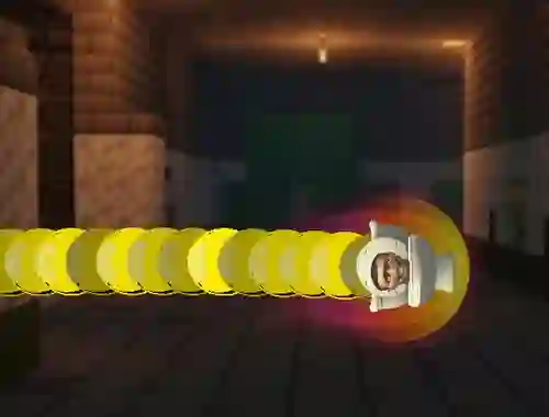 Lojë Skibidi Toilet Snake.io in Minecraft në internet