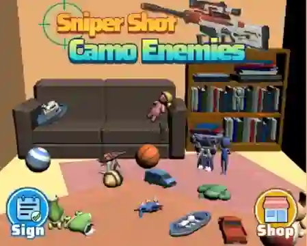 Lojë Sniper Shot Camo Enemies në internet