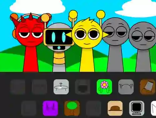 Lojë Sprunki Incredibox Horror në internet
