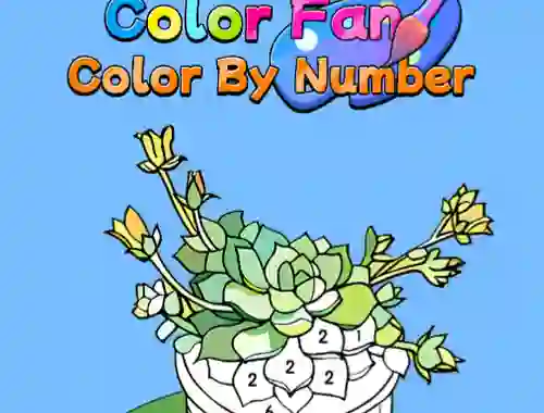 Lojë Color Fan Color By Number në internet