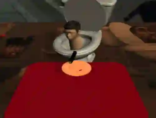 Lojë Skibidi Toilet Squid Game Honeycomb në internet