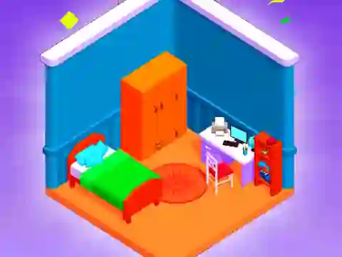 Lojë Crazy Merge Room në internet