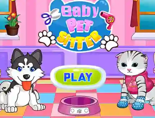 Lojë Baby Pet Sitter në internet