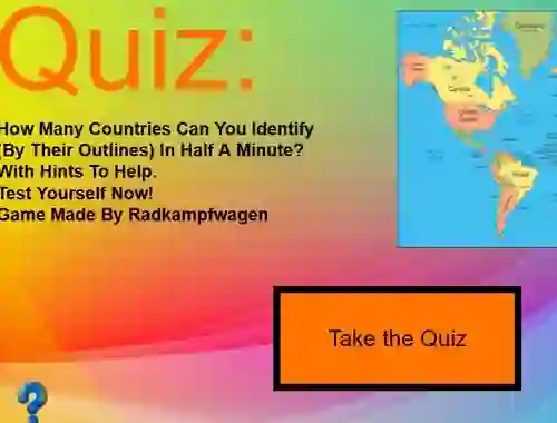 Lojë 30s Country Quiz në internet