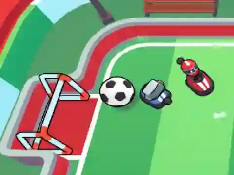 Lojë Bumper Cars Soccer në internet