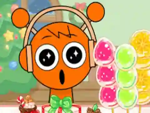 Lojë Sprunki Mukbang Candy Fruit në internet
