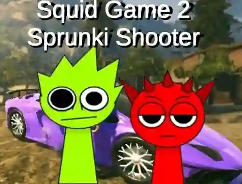 Lojë Squid Game 2 Sprunki Shooter në internet