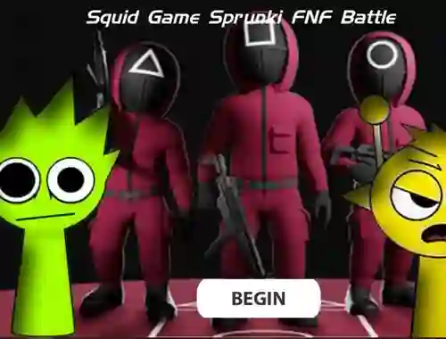 Lojë Squid Game Sprunki Fnf Battle në internet