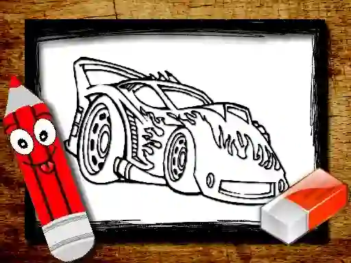 Lojë Back To School Car Coloring Book në internet