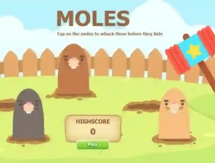 Lojë Moles në internet