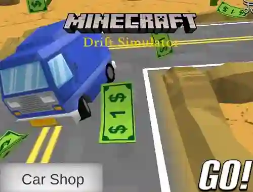Lojë Minecraft Drift Simulator në internet