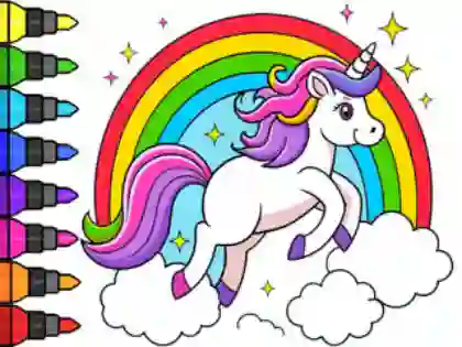 Lojë Coloring Book: Magical Unicorn në internet