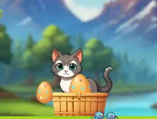 Lojë Hungry Kitty Adventures në internet