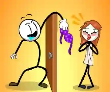 Lojë Troll Thief Stickman në internet