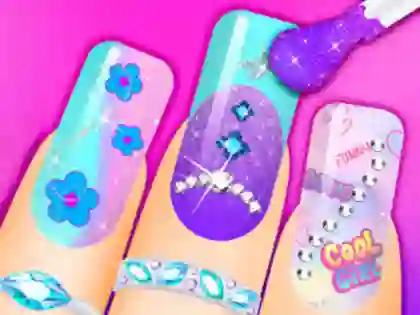 Lojë Coloring Book: Nail Art në internet