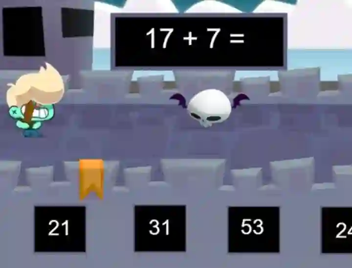 Lojë Math Boy në internet