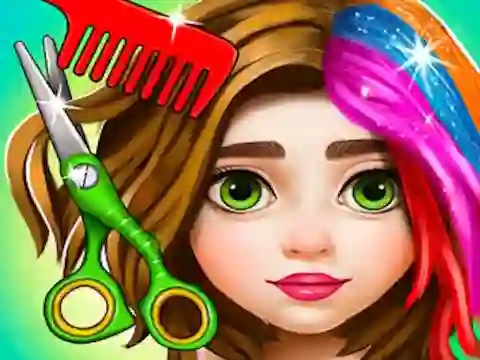 Lojë Hair Salon & Dress Up Girl në internet