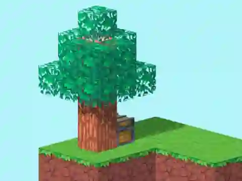 Lojë Skyblock 3D: Survival në internet