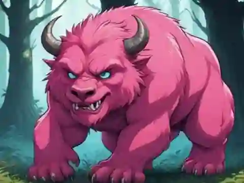 Lojë Magical Pink Beast Rescue në internet