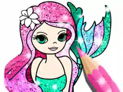 Lojë Coloring Book: Little Mermaid në internet