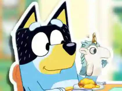 Lojë Jigsaw Puzzle: Bluey Toy Time në internet