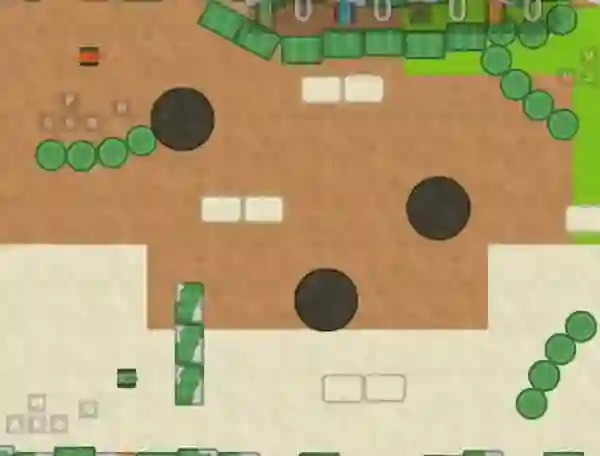 Lojë 1 2 3 4 Player Tank Game 2D në internet
