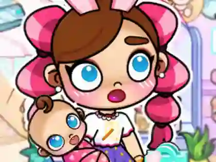 Lojë Jigsaw Puzzle: Avatar Baby Store në internet