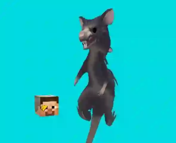 Lojë Ratomilton Spinning Flappy Minecraf në internet