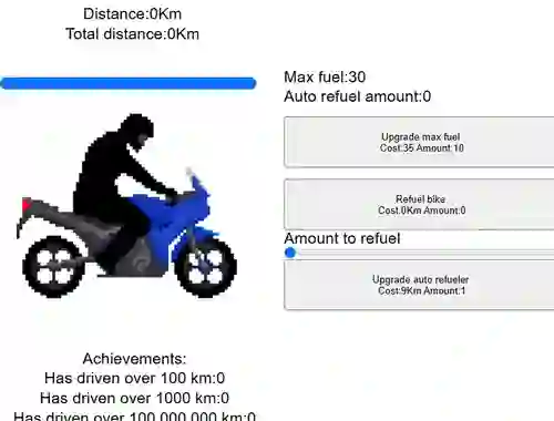 Lojë Motorbike Clicker në internet