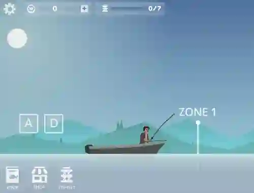 Lojë Fishing Simulator në internet