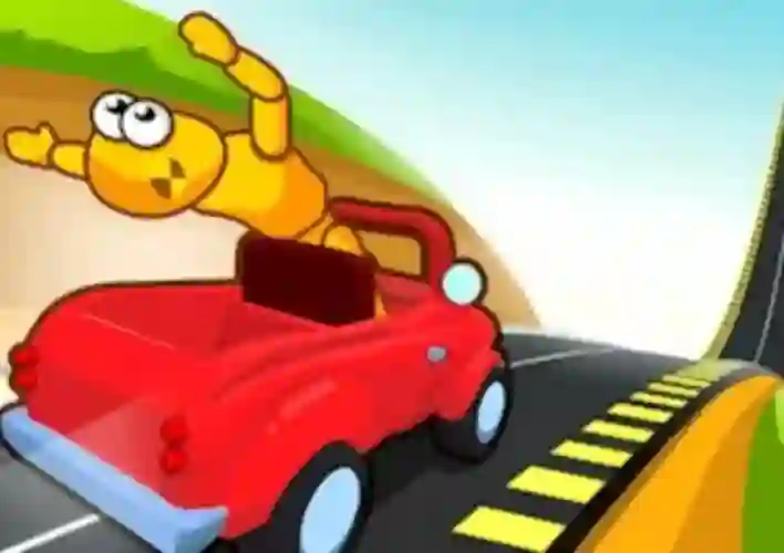Lojë Downhill Car Ride Crash Test në internet