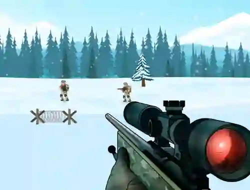 Lojë Snow Sniper në internet