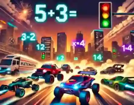 Lojë Mathematics Racing në internet