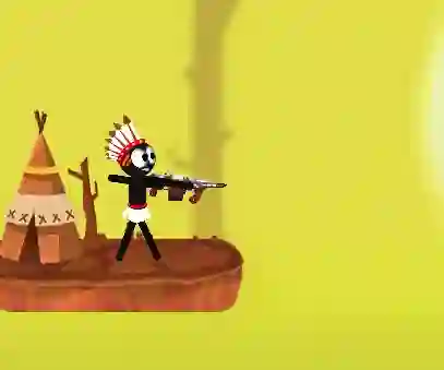Lojë Stickman Hunter në internet