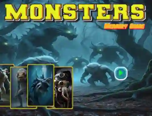Lojë Monsters Memory Game në internet