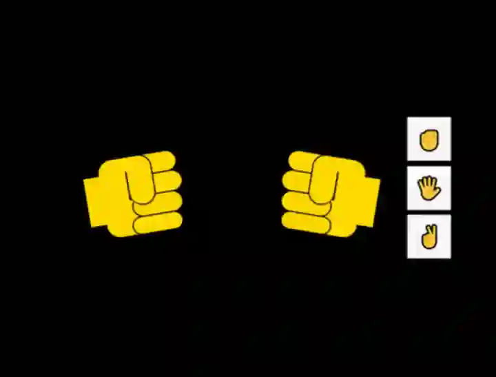 Lojë Rock Paper Scissors Challenge në internet