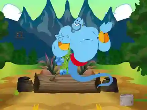 Lojë Escape From Wonder Genie Land në internet