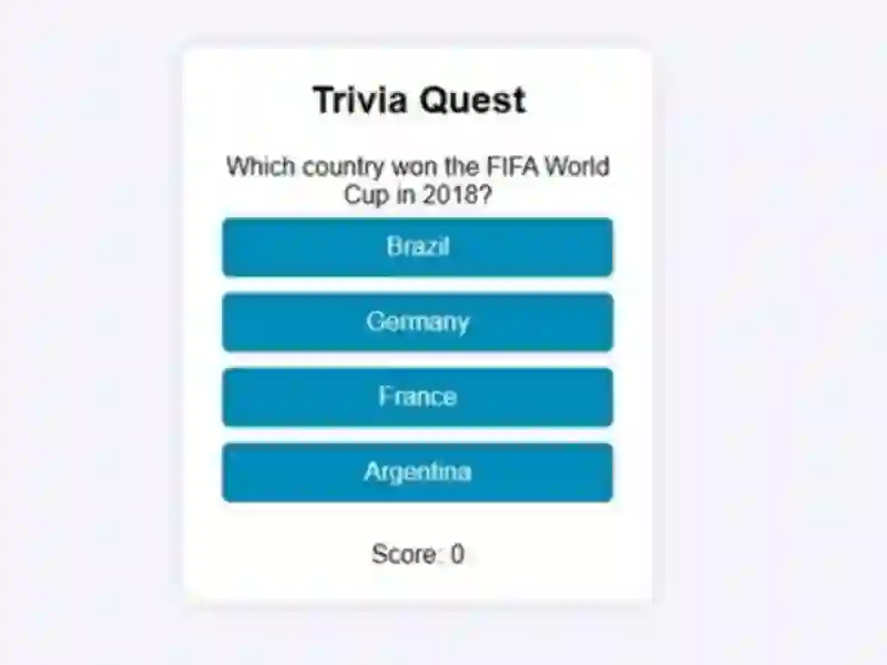 Lojë Trivia Quest në internet