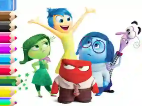 Lojë Coloring Book: Inside Out në internet